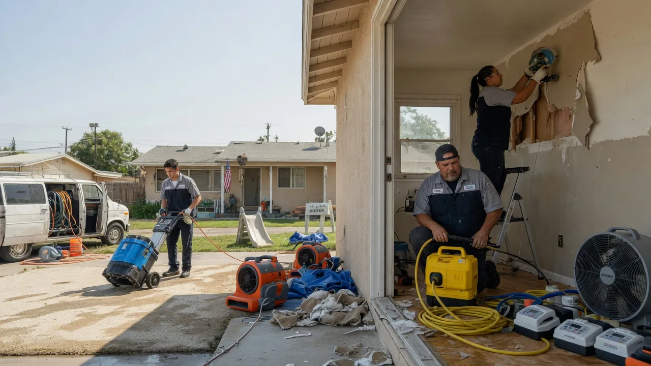 Water Damage Restoration in East China, MI near me